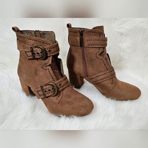 Londonrag suede ankle boots